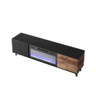 RANDOM RTV-K TV STAND WITH FIREPLACE 180 CM, WOTAN OAK / BLACK order